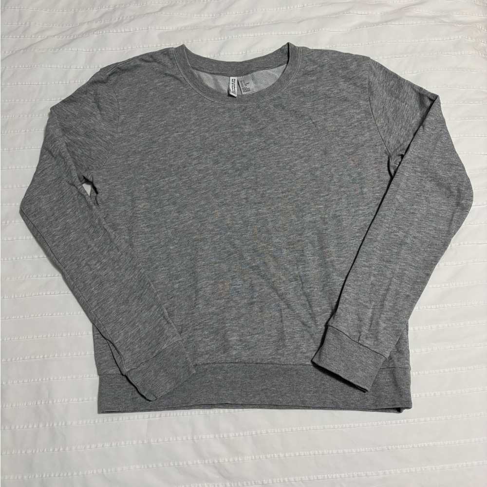 Divided H&M Heather Gray Crewneck